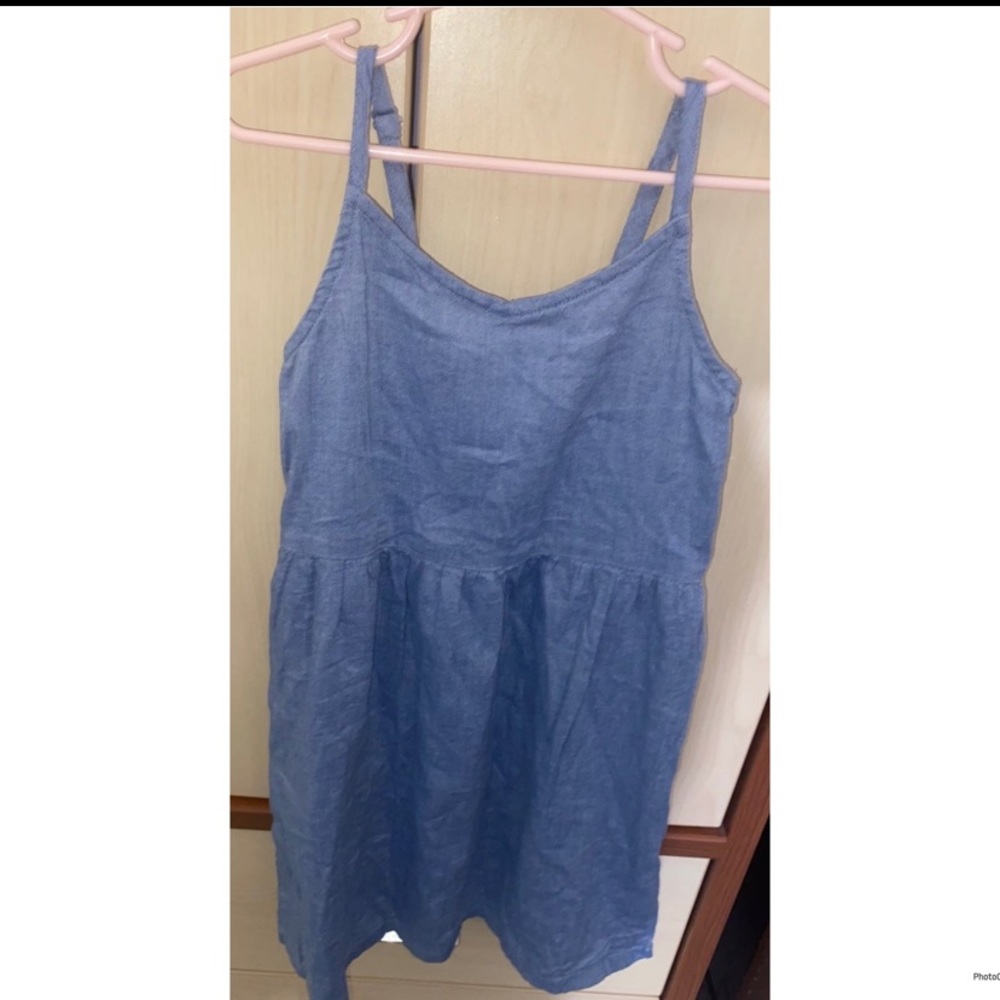 Oldnavy Girl chambray dress size (6/7)